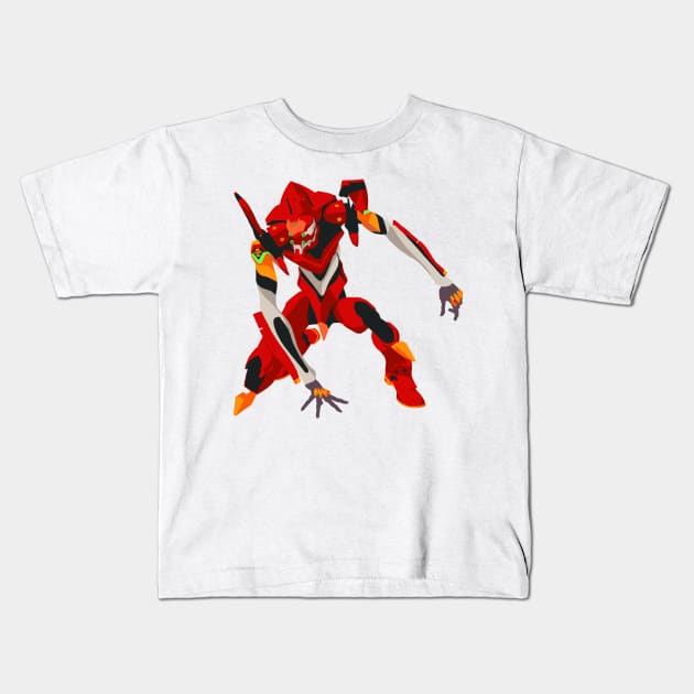 Eva Unit 02 Kids T-Shirt by vibha